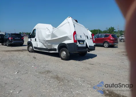 2021 Ram Promaster 2500 High Roof 159 Wb z USA, uszkodzony, nr VIN 3C6ERVDG8ME502386